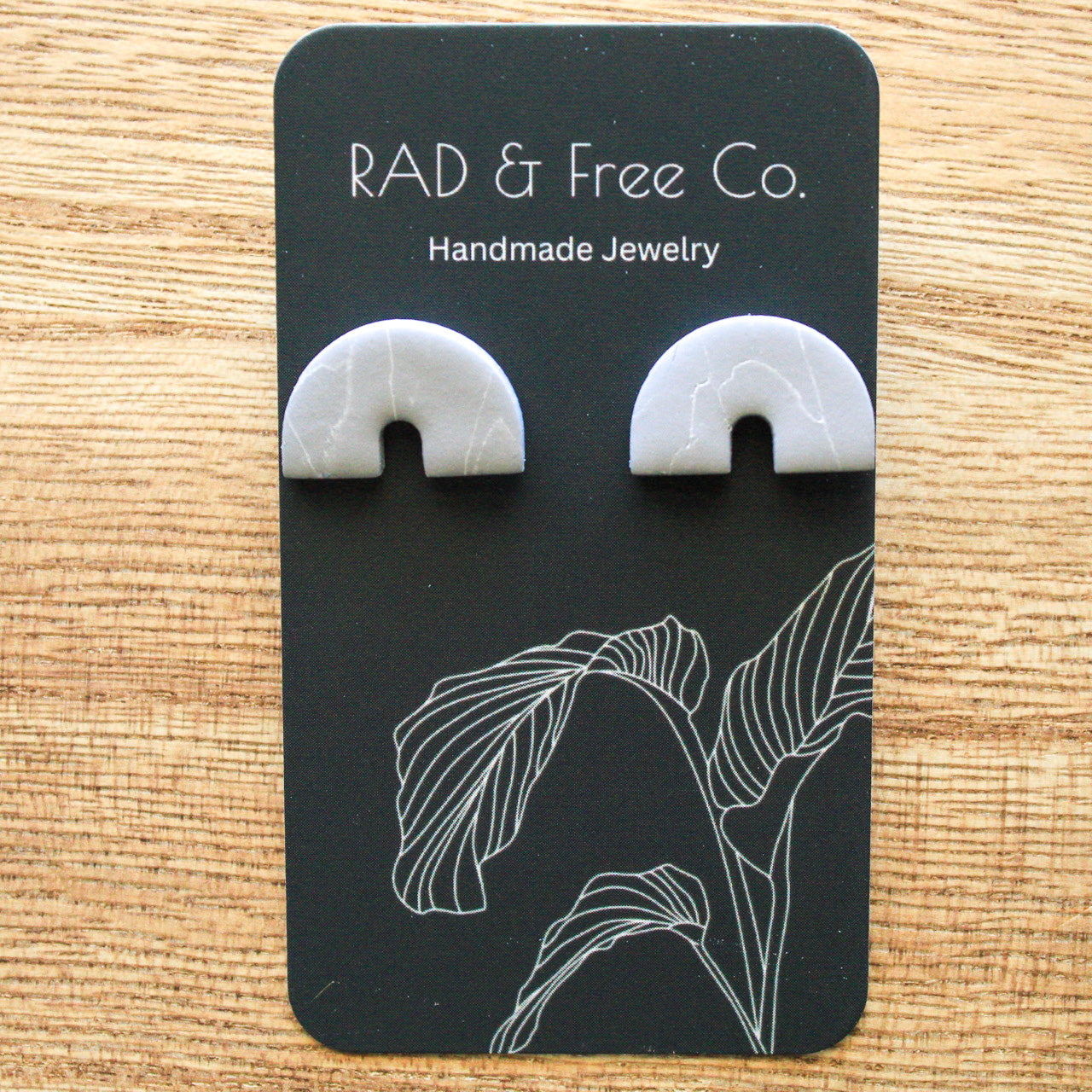 Gray Stone Arch Studs